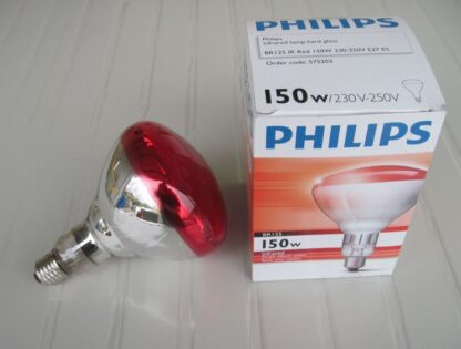 Lampada Philips 150 w infrarossi per riscaldamento